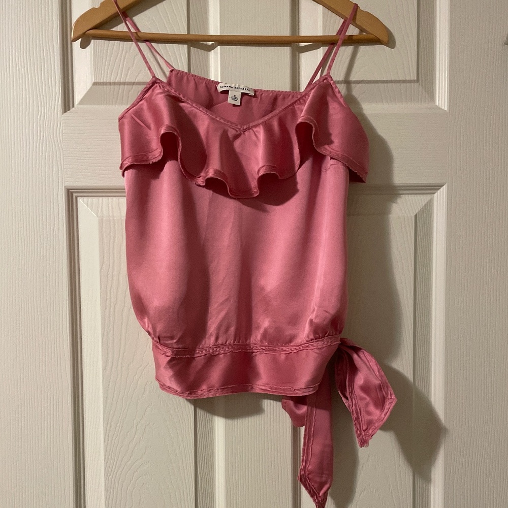 Banana Republic Silk Tank Top S